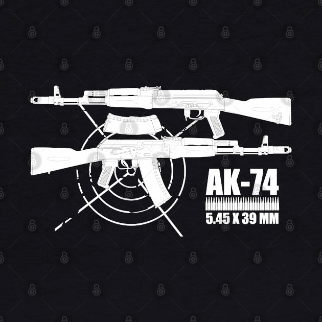 AK-74 Kalashnikov (two sides) by FAawRay